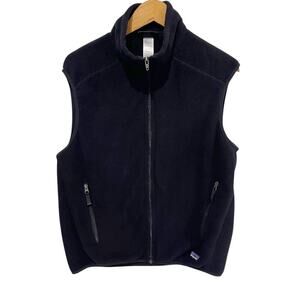 Patagonia Men's Vest Full Zip Women's Medium Black Fleece Outdoor